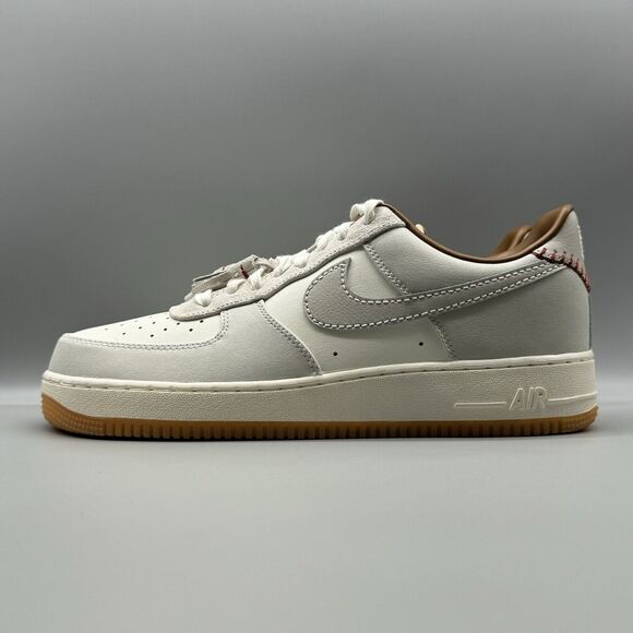 Nike Air Force 1 '07 “Tassels”Light Bone Gum Men’s Size 11.5 HF5697-001 - Picture 4 of 9